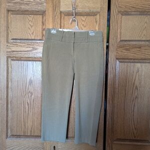 Stylish Tan Cropped Pants